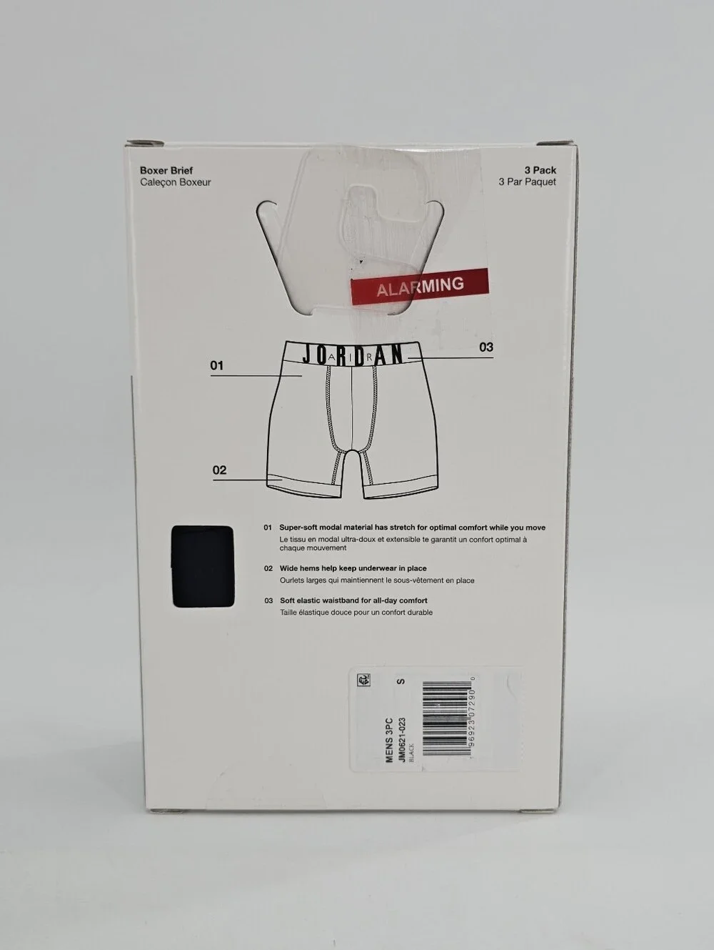 Air Jordan Flight Modal Boxer Briefs 3 pack Men's Underwear